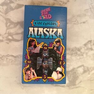 Where In The World: Kids Explore Alaska (VHS, 1990) Educational HTF